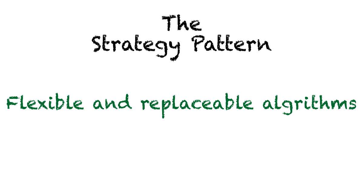 The Strategy Pattern